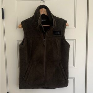 The North Face Women's Dark Green Fleece Vest